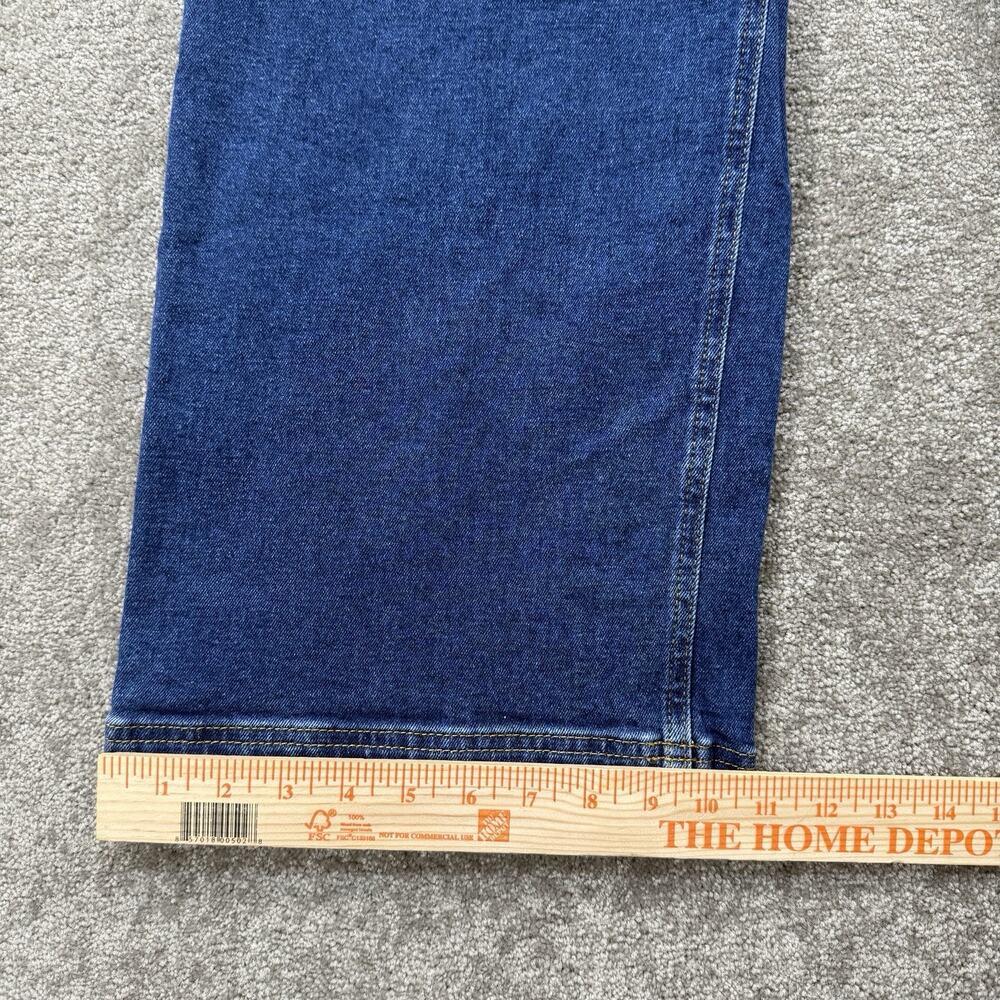 Boden Y2K Womens Cargo Wide Leg Jeans 12R Blue High Rise Deep Pocket Denim Pants - Picture 4 of 9
